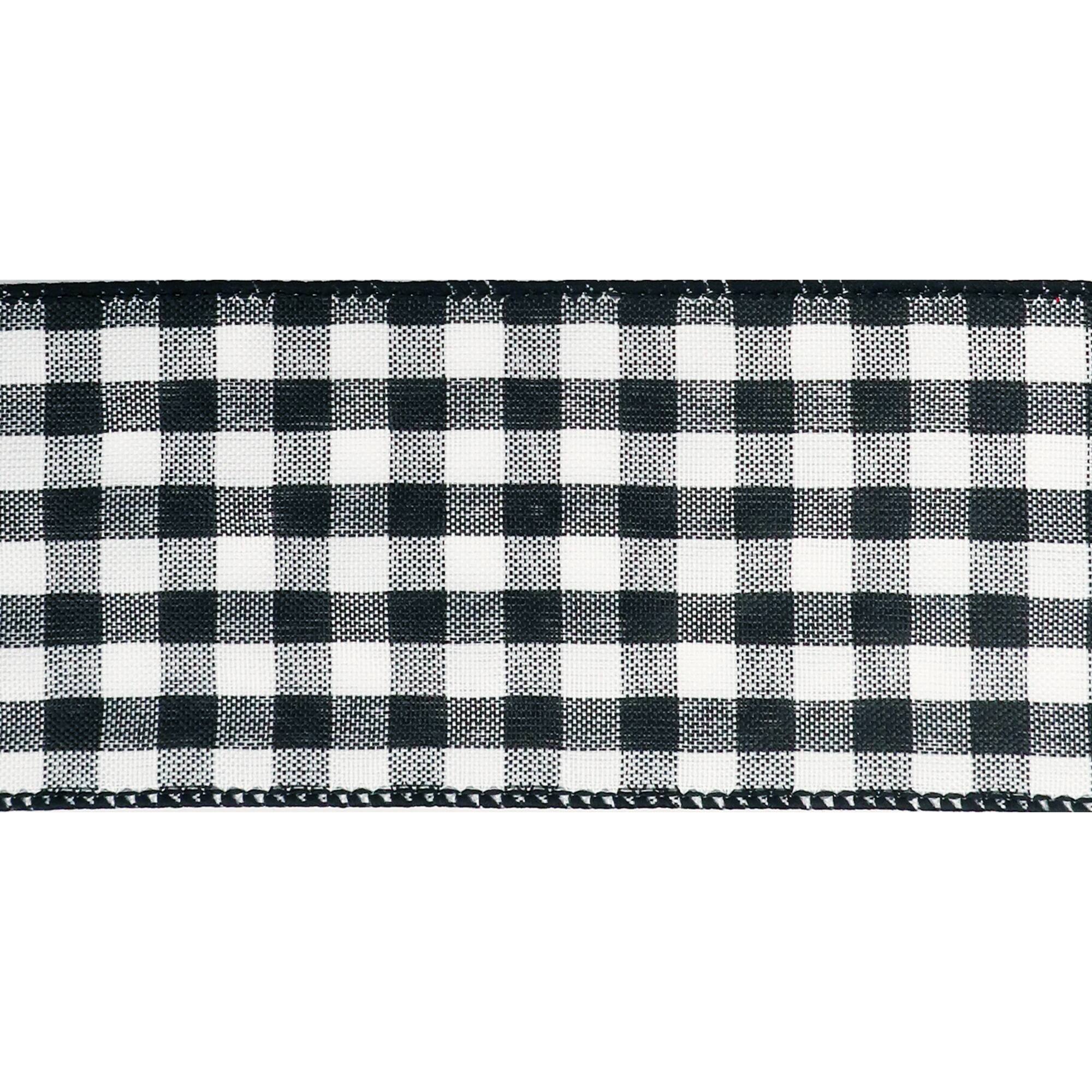 2.5" x 25ft. Wired Gingham Ribbon by Celebrate It